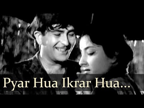 Pyar Hua Ikraar Hua | Shree 420 Movie (1955) | Raj Kapoor | Nargis | Manna Dey | Lata Mangeshkar