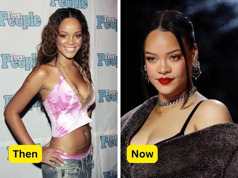 Rihanna Then and Now.webp
