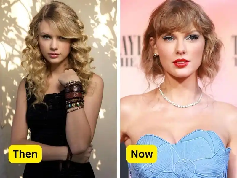Taylor Swift Then and Now.webp